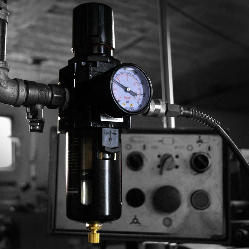 1 Inch Air Filter - Regulator for Compressor with Pressure Gauge