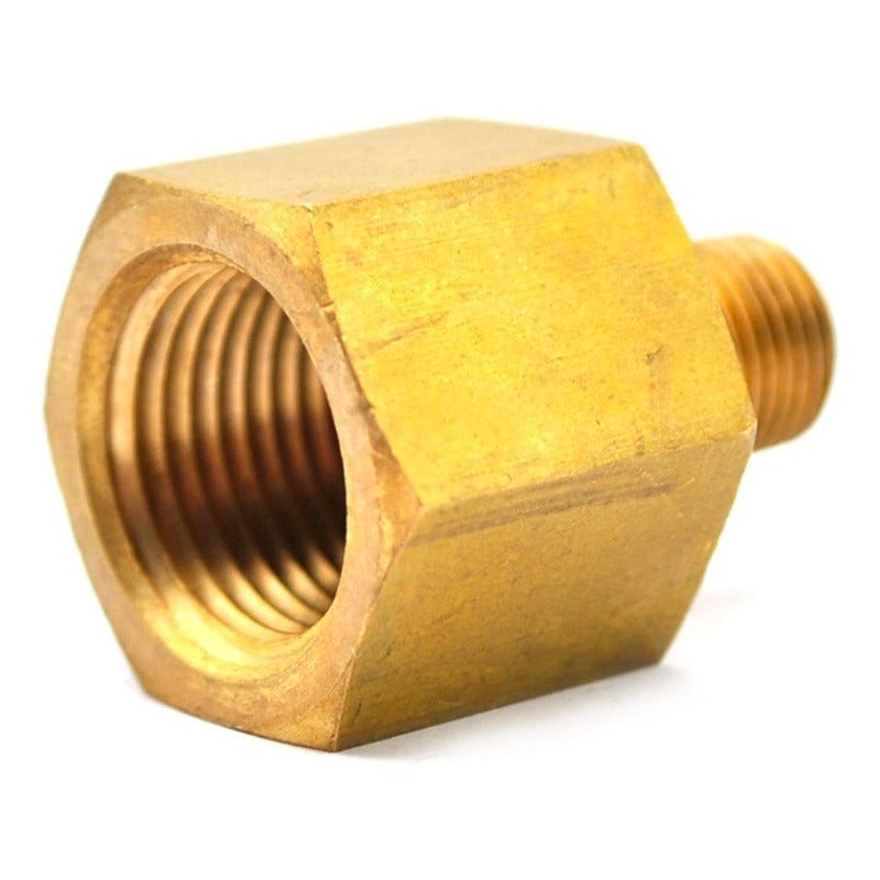 Adaptador Fabricado En Latón De 3/8  Npt A 1/8  Npt 5 Pz