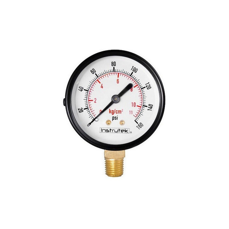 Pressure Gauge for Dry Compressor Cover 2.5 160 Psi (Air, Gas)