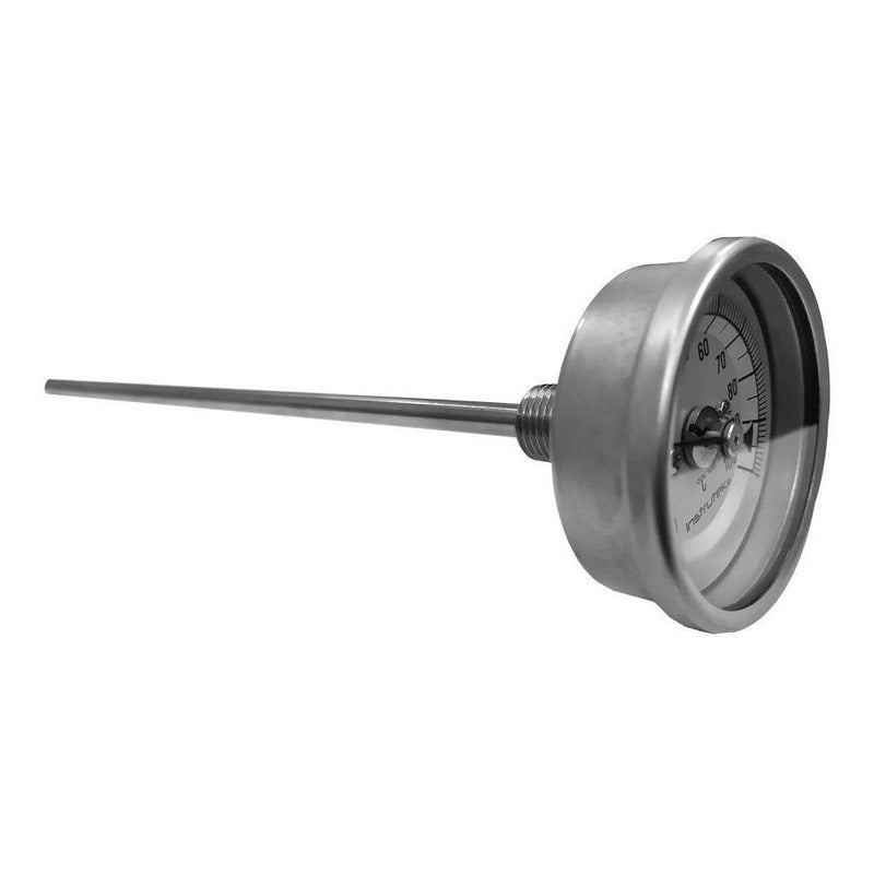 Oven Thermometer 2 INCH 0 TO 100°C, Stem 9 , Thread 1/4