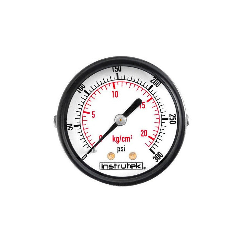 Manómetro Para Compresor Carátula 2, 300 Psi (aire, Gas)