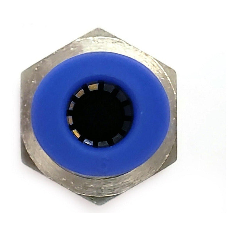 10 Pz De Conector/racor Neumático Recto Hembra 1/4 X 6mm