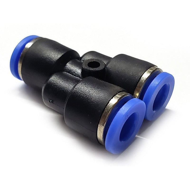 10 Pz Racor Unión Neumático Yee 6mm