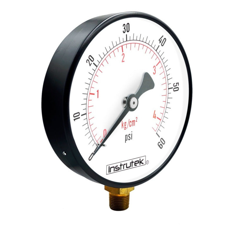 6 INCH Boiler Pressure Gauge, 60 PSI / Remote Reading
