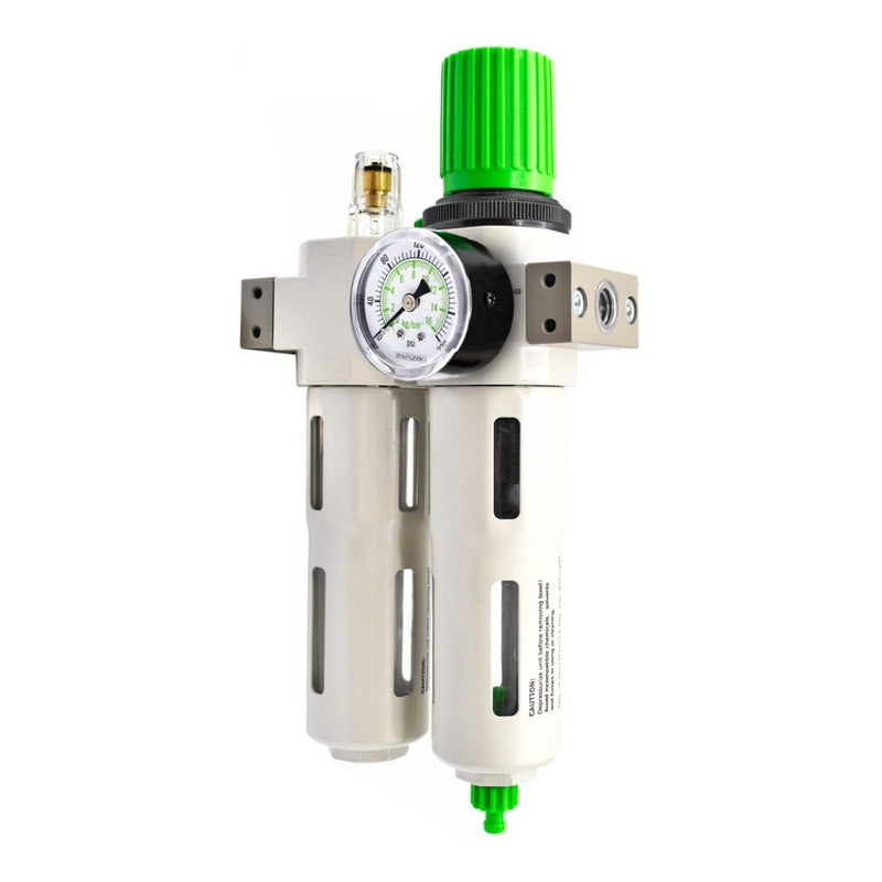 Filter-regulator-lubricator 1/4 High Pressure With Manometer
