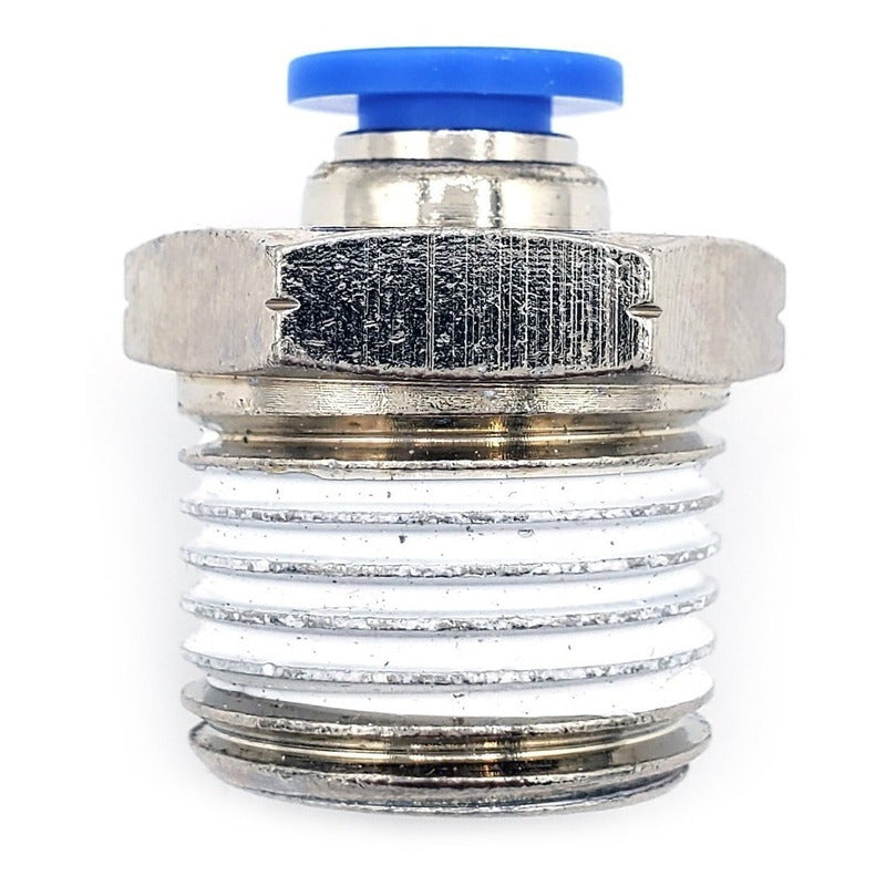 5 Pz De Conector/racor Rápido Neumático Recto 1/2 Npt X 1/4