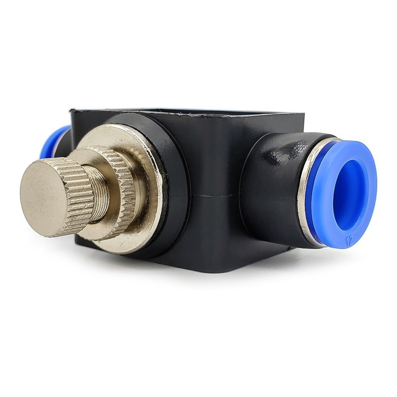 Connector / Pneumatic Flow Regulator Straight Union 12mm