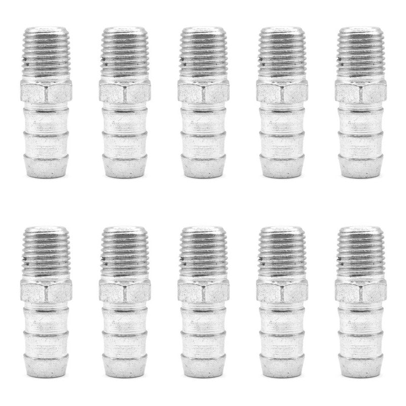 Espiga Para Mangueras Macho De 1/4 Npt X 1/2 10 Pz