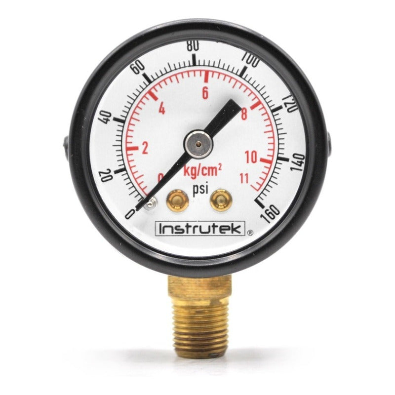 Pressure Gauge For Air Compressor 1.5 Dial , 160 Psi (Air, Gas)