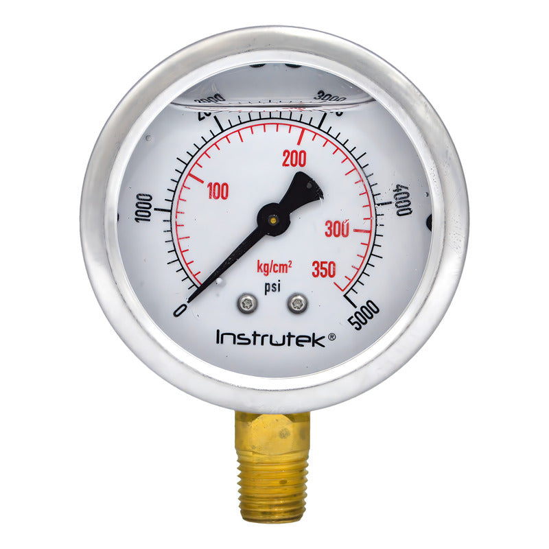 Manómetro Premium Alta Presión Glicerina 2.5 PLG, 5000 Psi