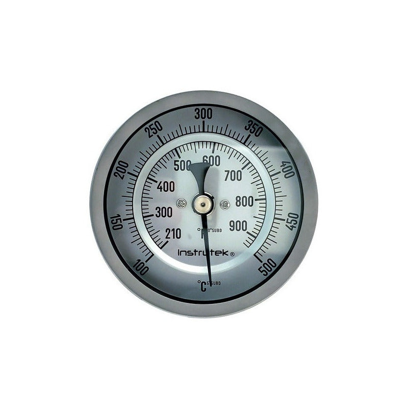 Oven Thermometer 3 PLG 100 A 500°c, Stem 2.5 , Thread 1/2