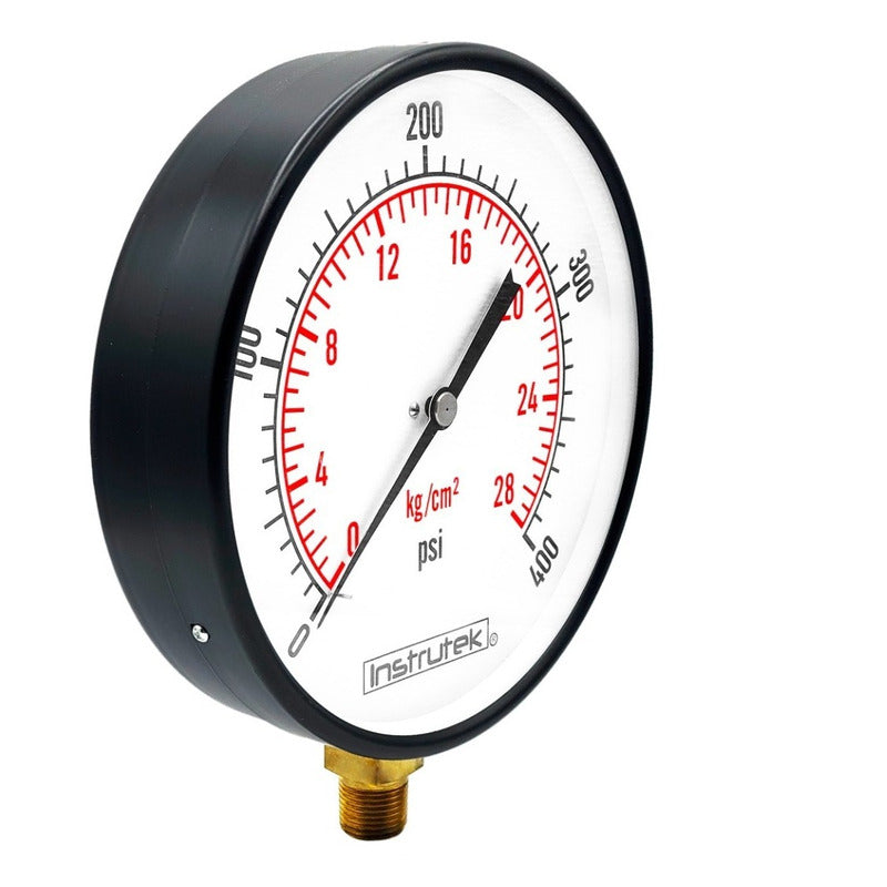 Manómetro 8 PLG Para Caldera, 400 Psi / Lectura A Distancia