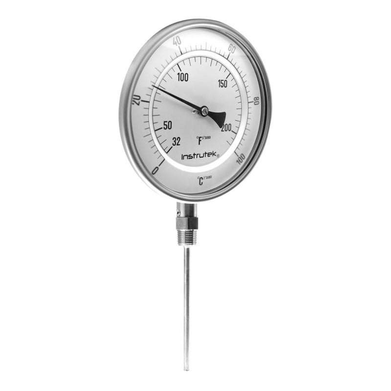 Termómetro Horno 6 PLG 0 A 100°c Vástago 6, Rosca 1/2  Npt