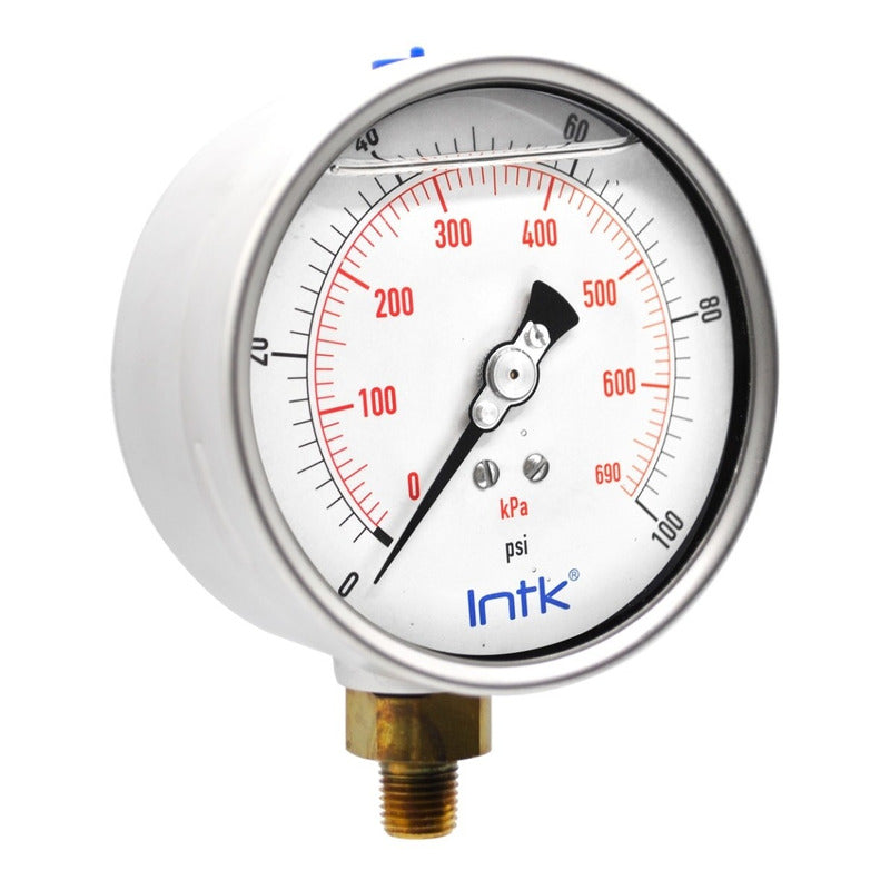 Manometer for D/irrigation and moisturizing system, 4 PLG, 690 Kpa
