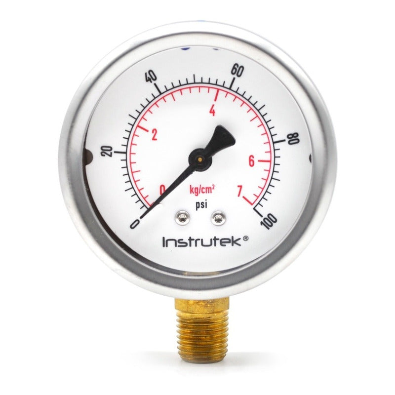 Pressure Gauge For / Irrigation System W / glycerin 2.5 PLG, 100 Psi