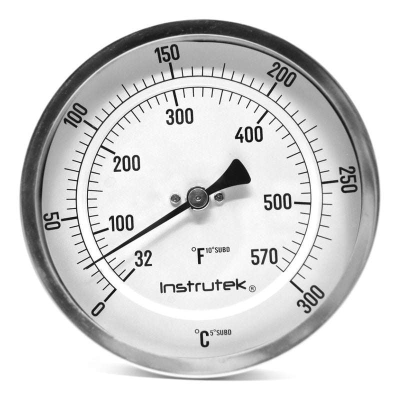 Oven Thermometer 6 PLG ​​0 A 300°c Stem 9, 1/2 Npt Thread