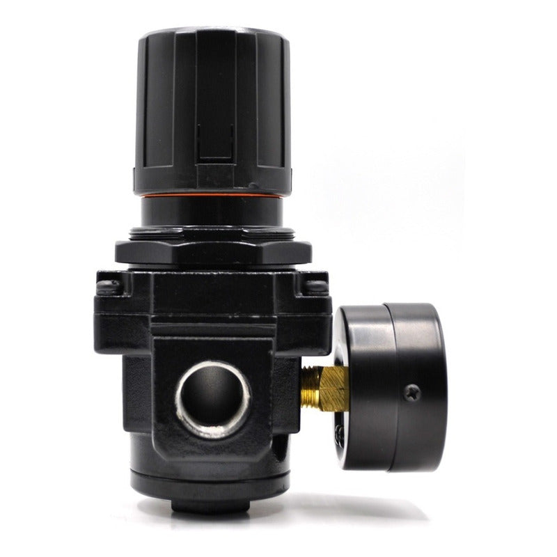Pneumatic Pressure Regulator 1/2 120 Psi With Manometer