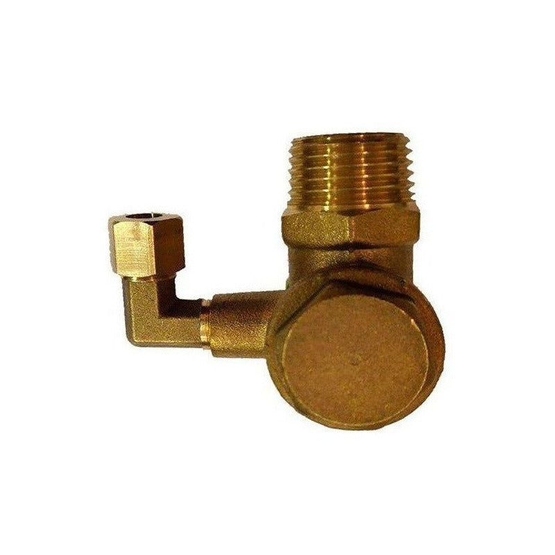 Angle Check (Relief) Valve For Compressor 1/2 X 1/2