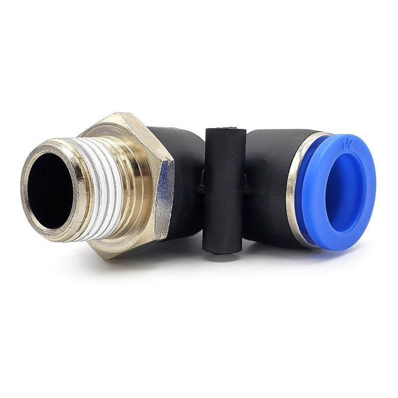5pz Racor Neumático En Tee 3/8 Npt X 1/2