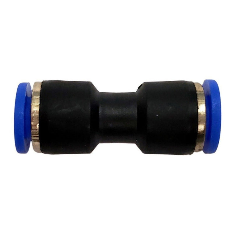 10 Pz Racor Unión Neumático Recto 1/4