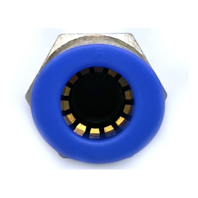 10 Pz De Conector/racor Neumático Recto Hembra 1/4 X 8 Mm