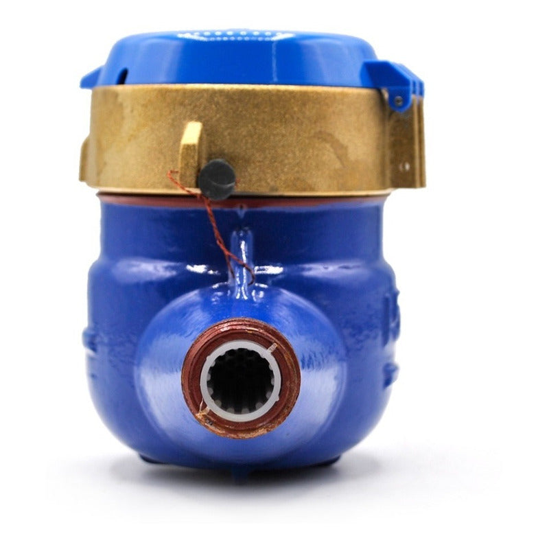 Water Meter Iron Body 1/2 C/Brass Connections