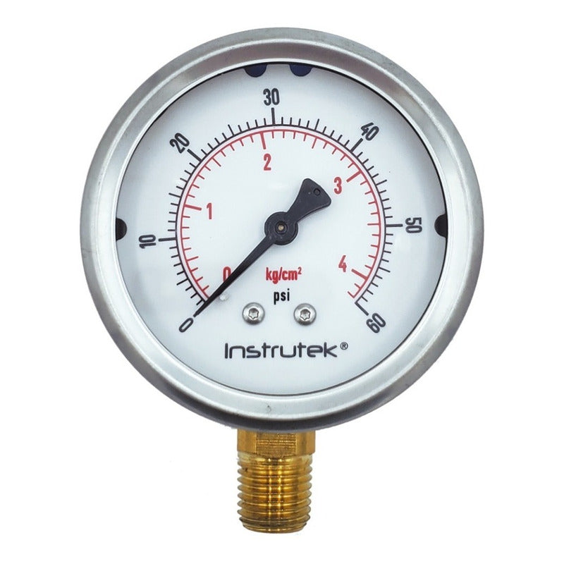 Pressure Gauge For / Irrigation System W / glycerin 2.5 PLG, 60 Psi