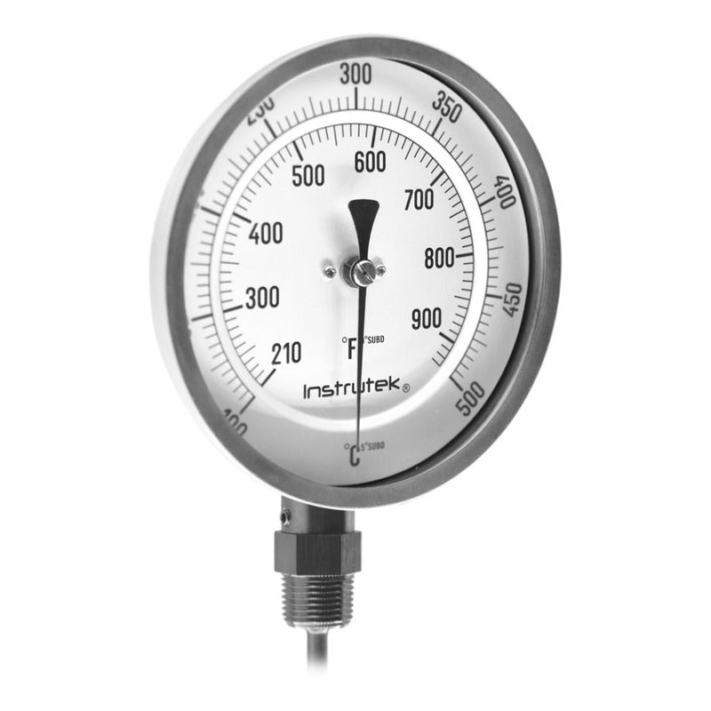Oven Thermometer 5 PLG 100 A 500°c Stem 9 Thread 1/2 Npt