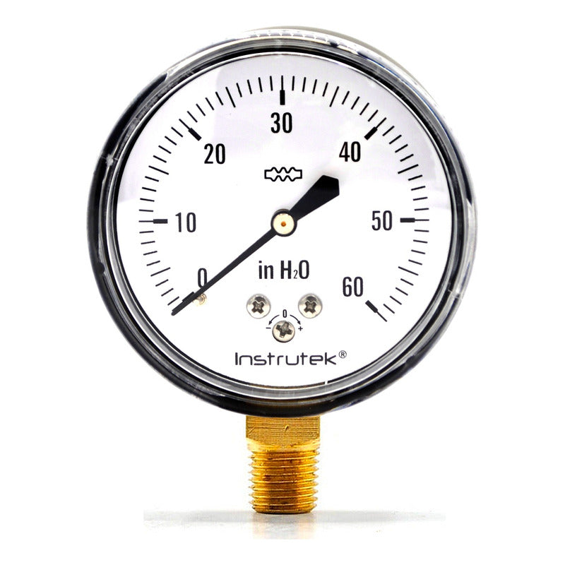 Pressure Gauge 60 In H2o For Low Pressure Lp And Natural Gas