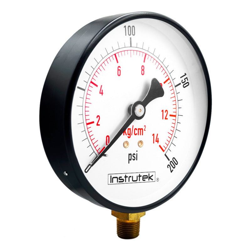 Pressure Gauge 6 PLG For Boiler, 200 Psi / Remote Reading