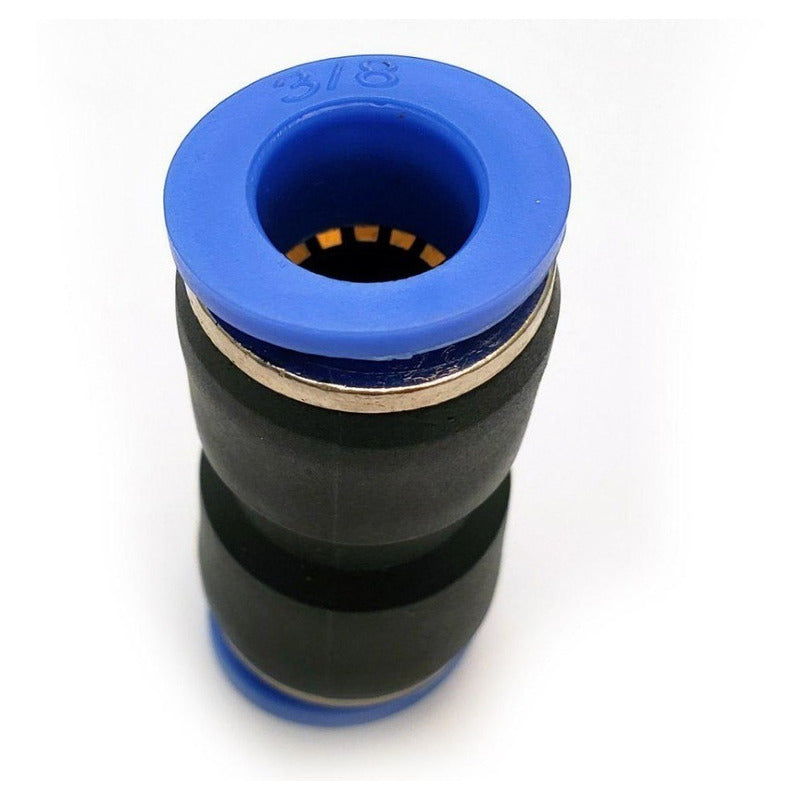 10 Pz Racor Unión Neumático Recto 3/8