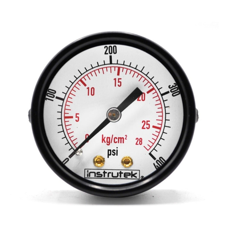 Manometer For Compressor Dial 2, 400 Psi (air, Gas)