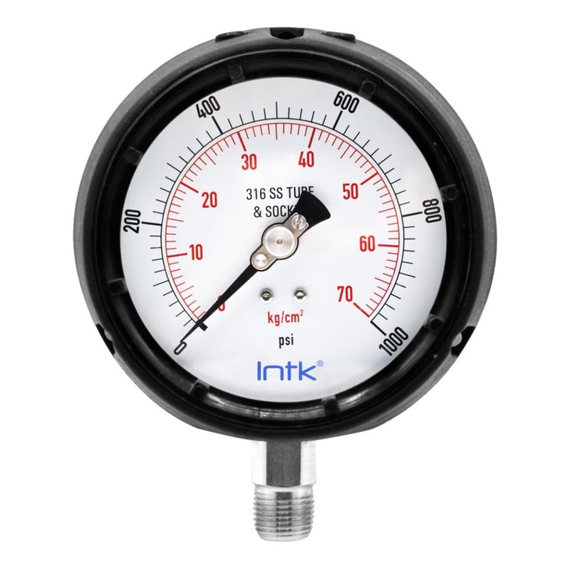 Phenolic Case Pressure Gauge for Mining, 1000 Psi 4.4 PLG