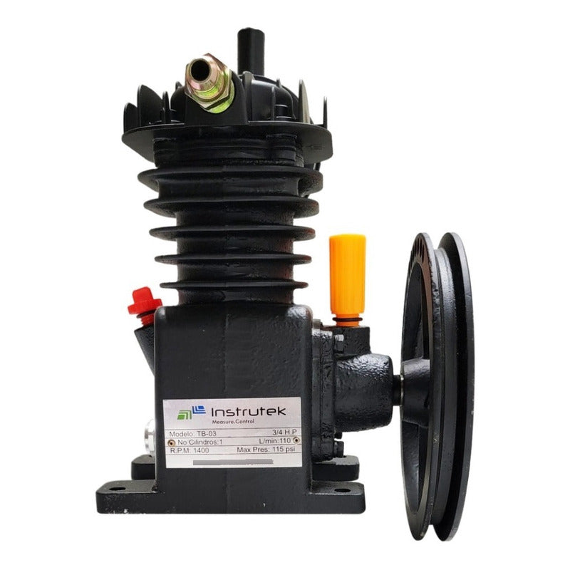 Bomba De Aire / Cabezal Compresor Instrutek ( 3/4 H.p )