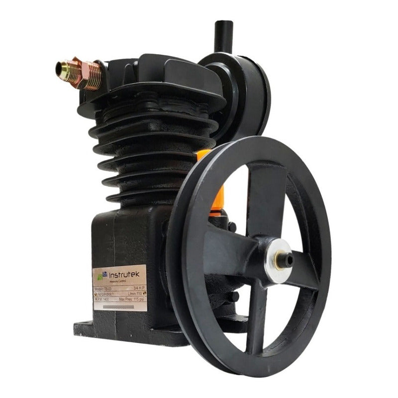 Bomba De Aire / Cabezal Compresor Instrutek ( 3/4 H.p )