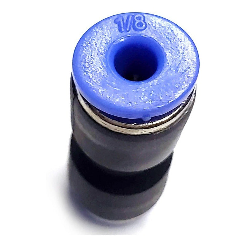 5 Pz Racor Unión Neumático Recto 1/8