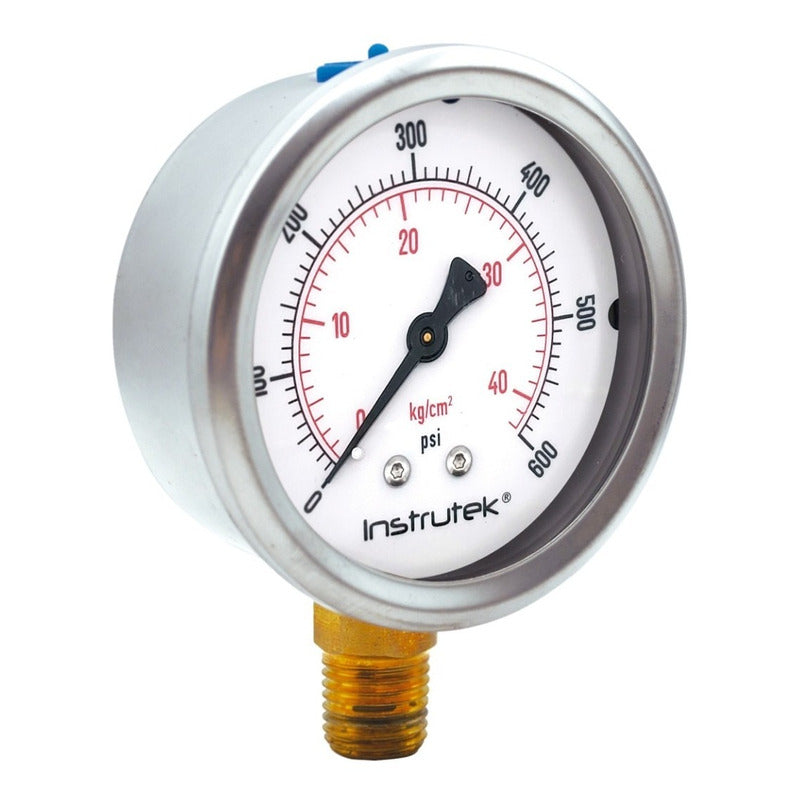 2.5 PLG, 600 PSI Pressure Gauge For Irrigation System W/glycerine