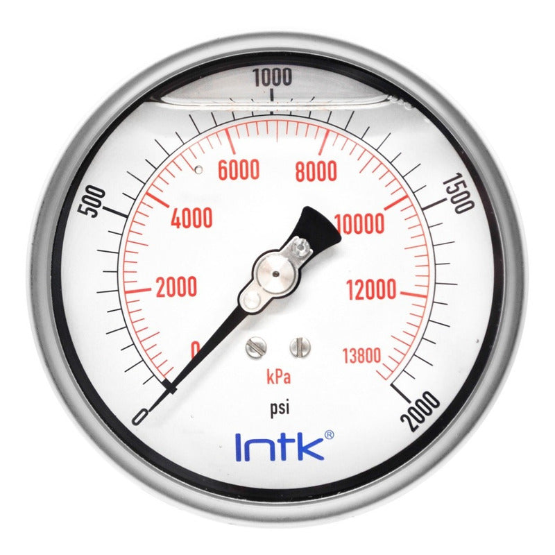 Manometer for Hydraulic and Pneumatic process 13800 Kpa, 4 PLG