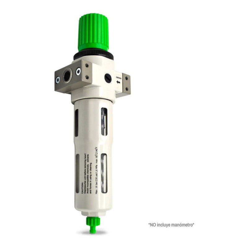 Filter-regulator 1/4 High Pressure P/ Compressor Without Pressure Gauge