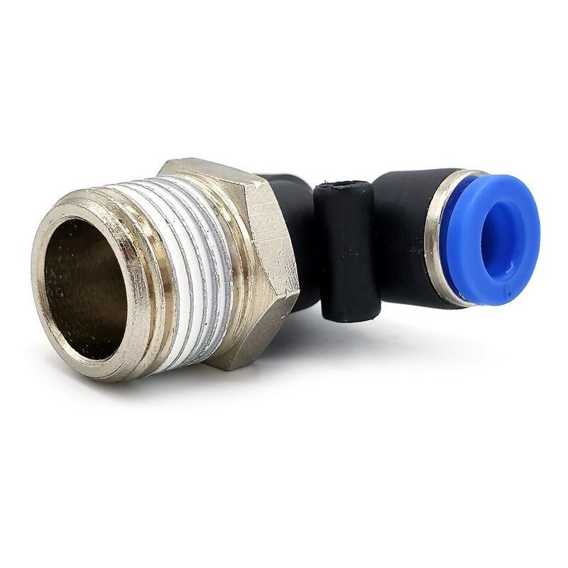 5pz Racor Neumático En Tee 3/8 Npt X 6mm