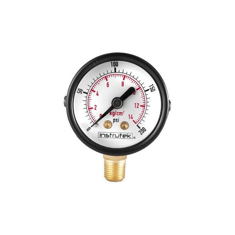 Pressure Gauge for Compressor Dial 1.5, 200 Psi (air, gas)