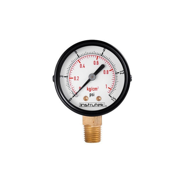 Manómetro Para Compresor Carátula 2, 15 Psi (aire, Gas)