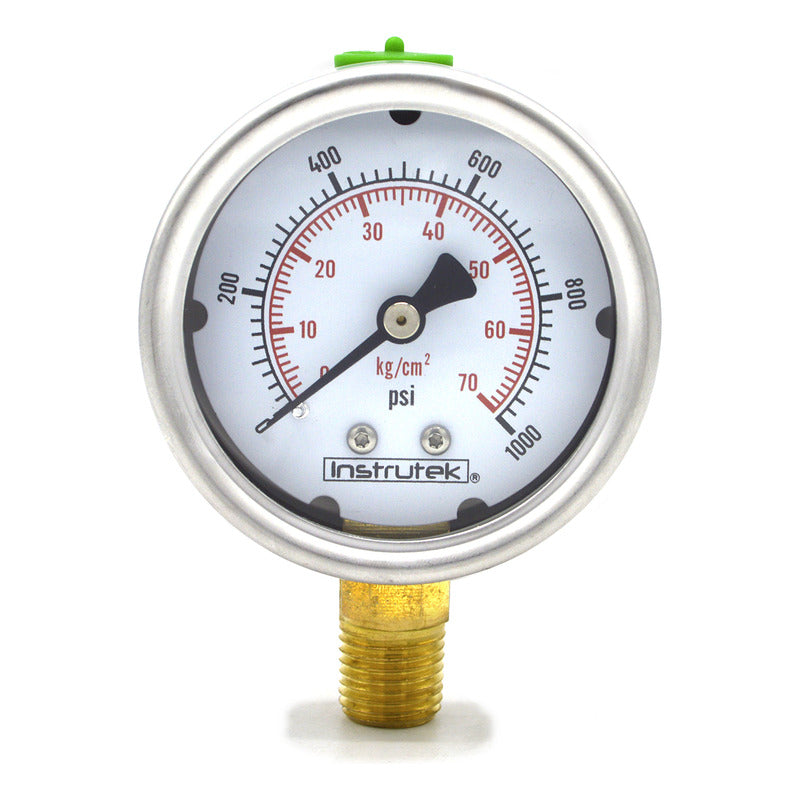 Stainless Steel High Pressure Glycerin Gauge 2.5 IN, 1000 Psi