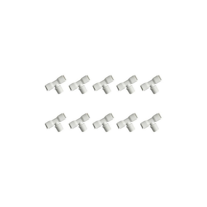 10 Pc Tee 1/4 Reverse Osmosis Fitting