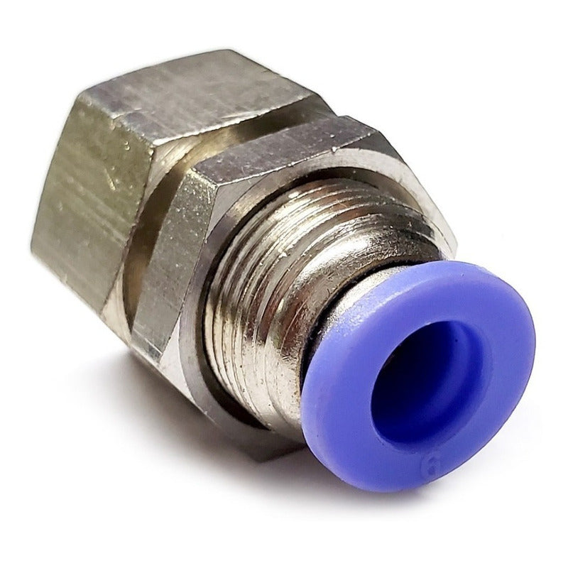 5 Pz De Pasamuro Hembra Conexión Rápida Neumático 1/8 X 6mm