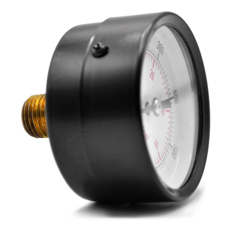 Pressure Gauge For Air Compressor 2 Dial, 600 Psi (Air, Gas)
