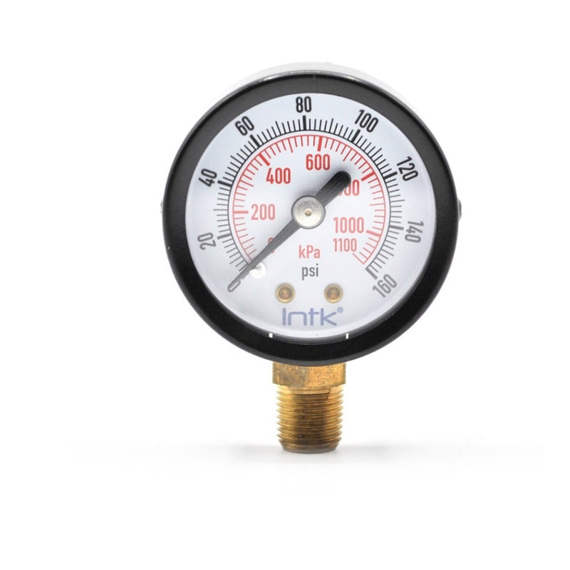 Manometer For Compressor Dial 1.5 160 Psi-kpa (air/gas)