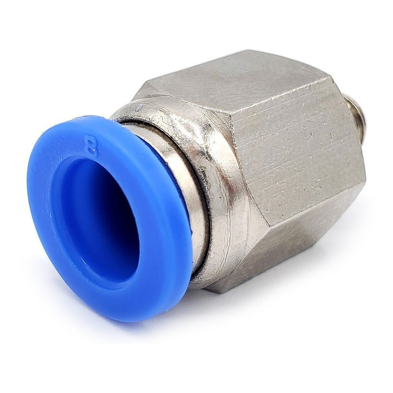 10 Pc Of Straight Pneumatic Quick Connector/fitting M6 X 8mm