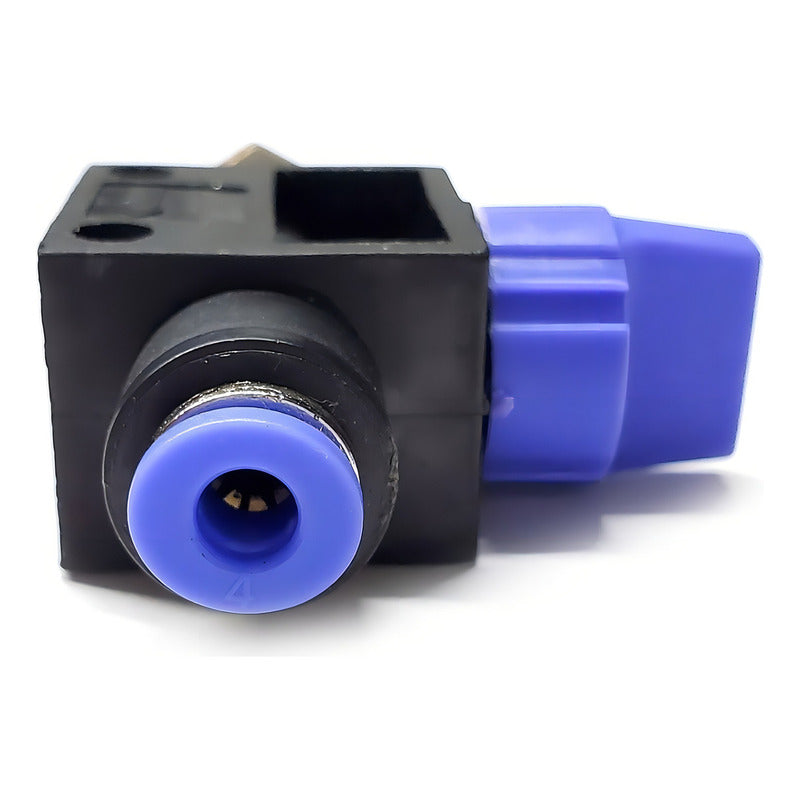 Conector / Válvula De Mano Recta (on-off) 1/8 Npt X 4mm