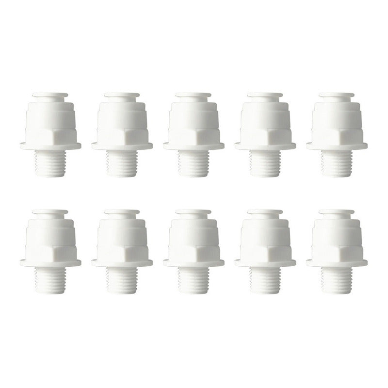 10 Pcs Straight Connector For Reverse Osmosis 1/4 X 3/8